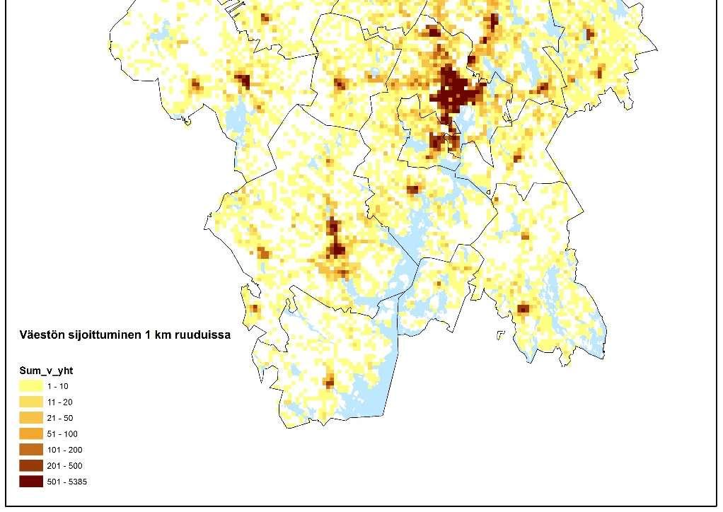 2000-luvulla Keski-Suomen väkiluku on kasvanut keskimäärin 0,2 %:n vuosivauhdilla.