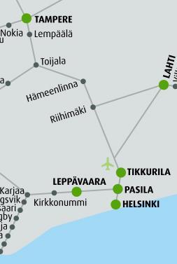 2. 3. Pääradan kapasiteettirajoitteiden poistaminen rautatieliikenteen kasvun mahdollistaja Helsinki Tampere on Suomen vilkkaimmin liikennöity rataosa (Päärata), jota kautta kulkee suurin osa Suomen