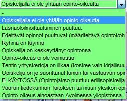 Helsingin yliopisto WinOodi Sivu 6/7 Muut tiedot Lisää opettaja- välilehdelle opettajatieto (opintojakson vastuuopettaja).