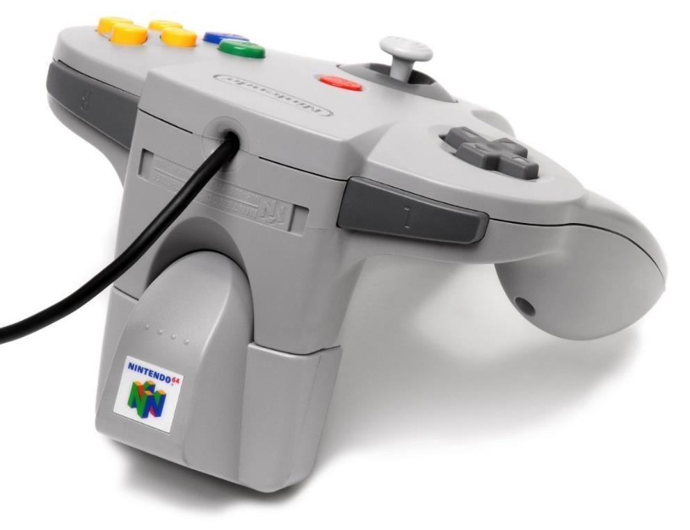 12 Kuvassa 8 nähdään Rumble Pak -lisälaite kytkettynä Nintendo N64 -peliohjaimeen. Kuva 8. Rumble Pak liitettynä Nintendo 64 -peliohjaimeen.