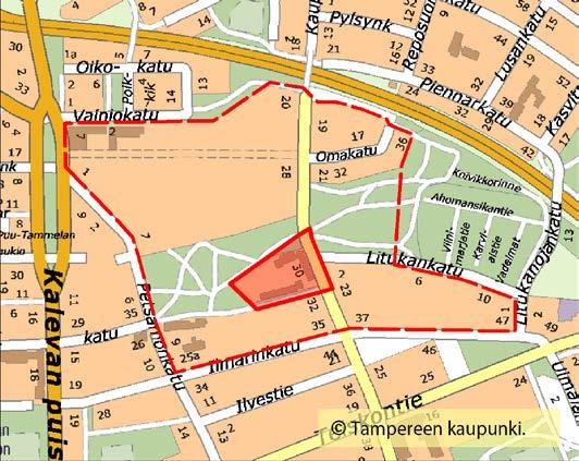 TAMPERE Asemakaavan muutoksen osallistumis- ja arviointisuunnitelma 21.4.2016, tark. 6.3.2017, 23.10.