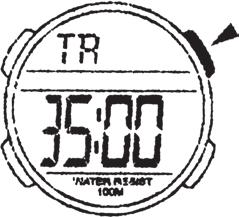- You can set it up to 60 minutes. Set the countdown time 1. Press MODE repeatedly to get to the countdown timer mode. TA is shown on the display. Using the countdown timer 1.
