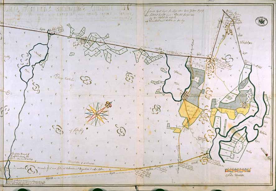7 1700-LUKU Vuoden 1703 maakirjakartoissa metsäalueille on merkitty kallioisia mäkiä mutta ei niittyjä.