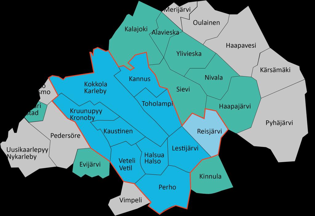 Toiminta-alue: Keski-Pohjanmaa