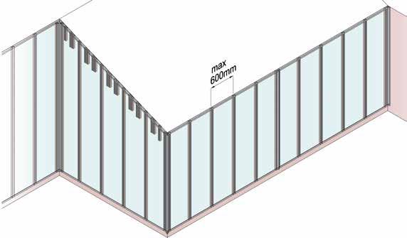 Lista/kehyskiinnitys In advance of cladding, install additional framing (see fig.18) to support: Framing & Clearances Summary Max.