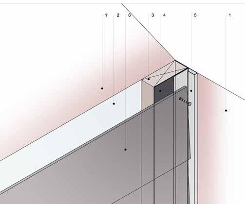 Treated timber batten 4. EPDM 5. Edge Profile 6. VIVIX Lap plank 2.
