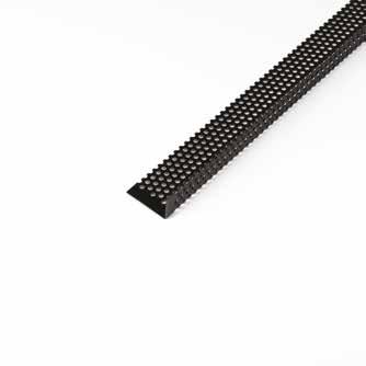 aloitusreuna 2990 x 30/30 x 5mm Saatavilla olevat kuviot: Anodised Black Alumiini liitosprofiili 3000 x 20 x 35mm Saatavilla