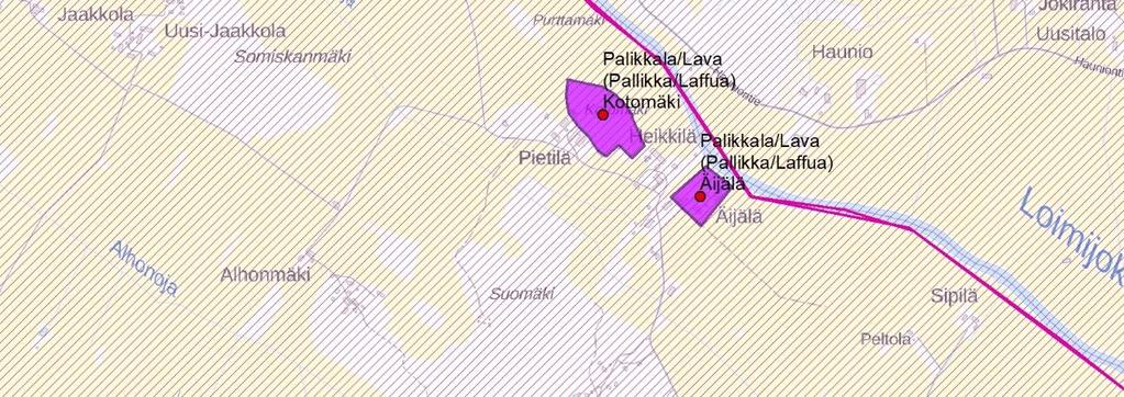 11 (21) Kuva 13. Suunnittelualueen läheisyydessä sijaitsevat muinaisjäännökset ja RKY-alueet. (Lähde: Museovirasto.) 3.5 Maanomistus 3.6 