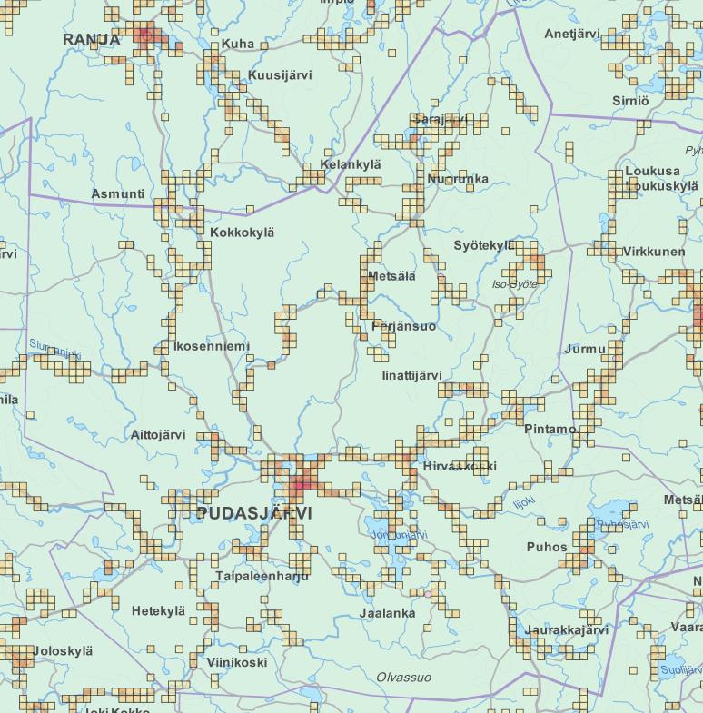 6 650 asukkaaseen. Väestönkehitysennuste johtuu pitkälti negatiivisesta muuttotaseesta, mutta myös väestön vanhenemisesta.