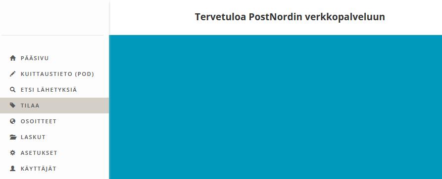 Meneillään olevat tilaukset on siirretty pois näkyvistä. 2.