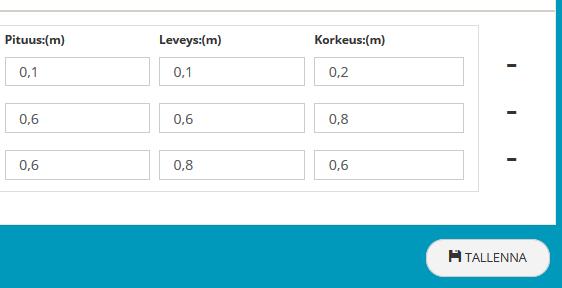 Kollilaji: pakkaustyyppi Tavaralaji: kollin sisältö Paino: kollin paino Tunnus: Voidaan käyttää vain SSCC-numeroavaruuden kollinumeroita.