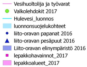 40 katulinjauksen alla. Nämä yksittäiset esiintymät tulevat todennäköisesti häviämään.