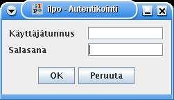 järjestelmään antamat vastaukset. Ilmo-järjestelmän web-lomake voi koostua sekä radiobuttoneissa että tekstikentässä esitetyistä kysymyksistä.