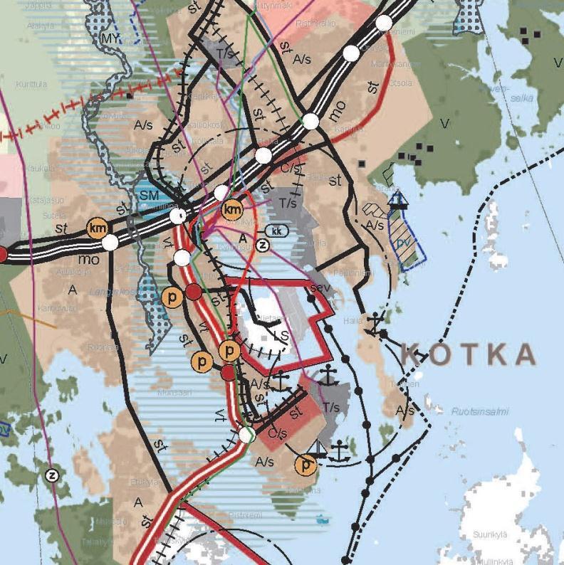9 3.2 Suunnittelutilanne 3.1.4 Maanomistus Sosiaalinen ympäristö Alue on rakentumaton eikä muodosta erityistä sosiaalista ympäristöä. Kaava-alue on pääosin Kotkan kaupungin omistama.