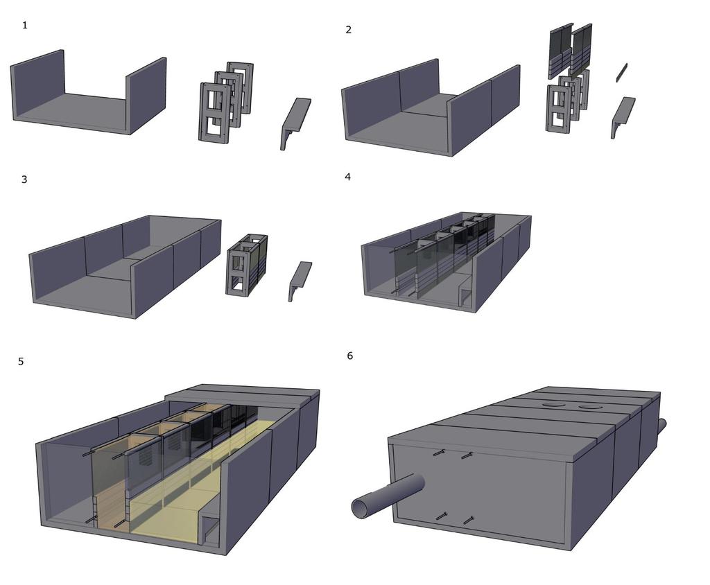 Pilot unit will be built from concrete elements and