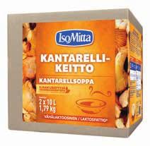 IsoMitta Keittoainekset sokereita (g) 13 IsoMitta Kanakeitto Tuotenumero: 8863-04 Wihuri: 143222 Meira Nova: 110328 Kespro SAP: 20355905 Heino: 143222 Myyntierä: 1,39 kg keittoa.