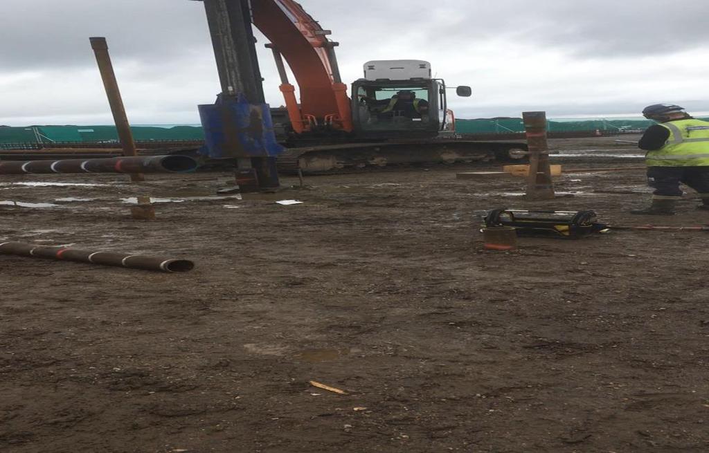 Asennusalusto Perusone 21 tonnin Hitachi