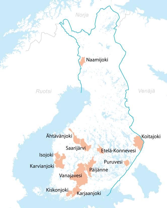FRESHABIT POHJANMAALLA Pohjanmaan joet: Lapväärtin-Isojoki, Ähtävänjoki ja Karvianjoen latva-alueet. Kesto 1.1.2016 30.9.