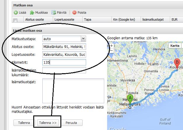 Kirjoita samalla tavalla seuraava osoite, josta esim.