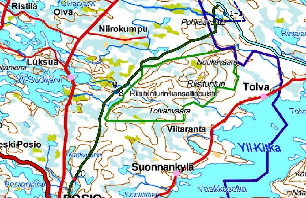 27 6. Tulokset Inventoinnissa kartoitettiin yksi tunnettu muinaisjäännöskohde, Posio Ahmajoki kivikautinen asuinpaikka (mjtunnus 614010144), lisäksi löydettiin neljä kulttuuriperintökohdetta, Kuusamo