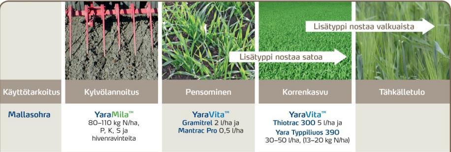 Kalium on merkittävä pääravinne mallasohran solujen elintoimintojen ja vesitalouden säätelijänä. Kalium on tärkeässä osassa hiilihydraattien muodostamisessa.