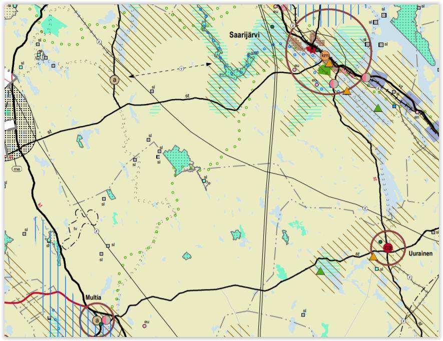 KALLIOAINEKSEN OTTOSUUNNITELMA 1. MAANOMISTUS Ottoalue kuuluu tilaan Multian Valtionmaa 1:7 (kiinteistötunnus 495-893-1-7 ), jonka omistaa Metsähallitus / Metsätalous. 2.