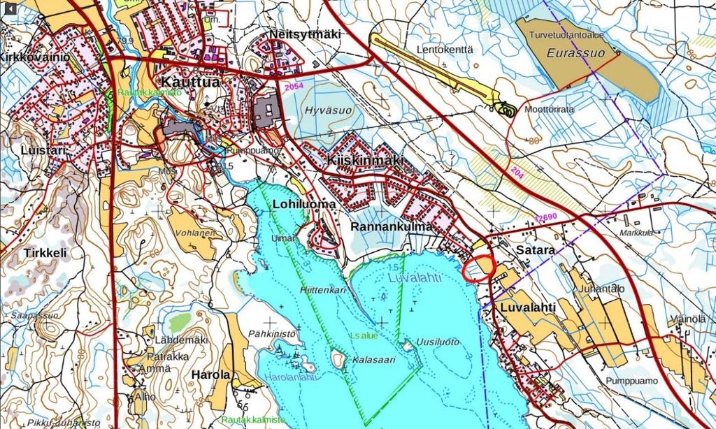 3(18) 1. PERUS- JA TUNNISTETIEDOT 1.1. Tunnistetiedot Asemakaavan laajennus koskee: KUNTA Eura 050 Kylä Kauttua 406 Kiinteistöt 50-406-1-57 50-406-1-59 50-406-1-67 50-406-2-
