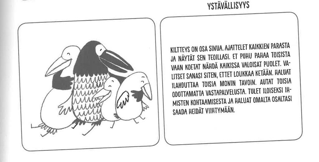 Eira-Haukan hyveet vahvuusvariksien