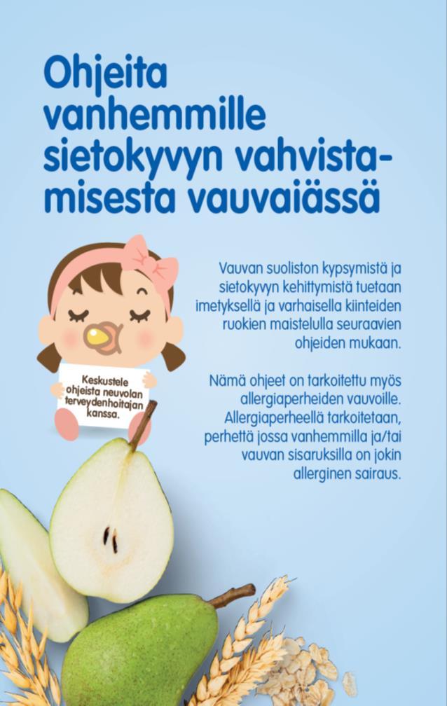 Allergia-ohjelman tavoitteet ruoka-allergiassa Mitään ruokaa ei vältetä varmuuden vuoksi Allergioita ei voida ehkäistä välttämällä ruoka-aineita Vältön tarve pitää osoittaa ja sitä pitää seurata