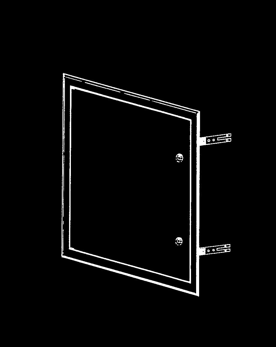 TARKASTUSLUUKUT avaimella avattava perusluukku Softline -tarkastusluukku Valkoinen polttomaalattu pinta Helppo asentaa Seinä- ja kattoasennuksiin Ovi irrotettavissa, voidaan asentaa oikealle tai