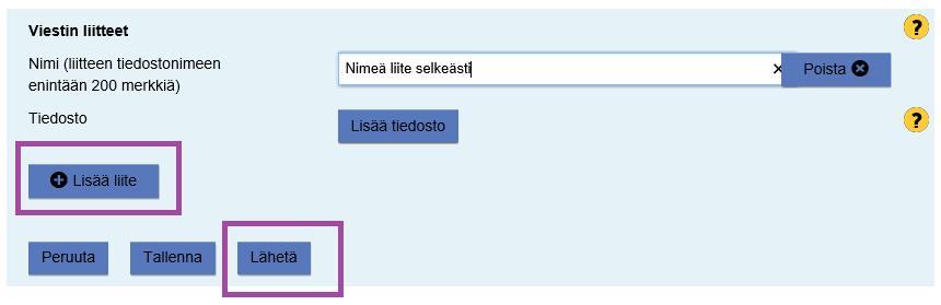 Lisää ja nimeä