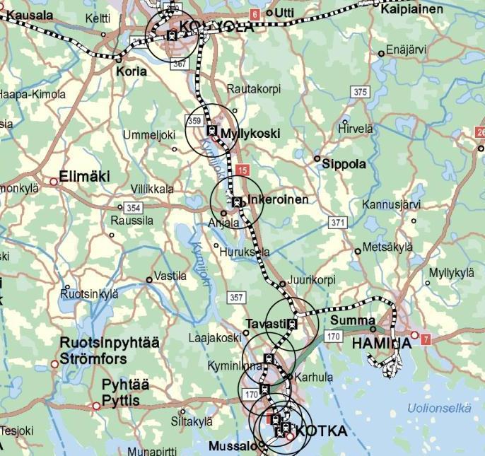 Aseman seutujen väestö v. 2011 (YKR) Vaikutusalueen pendelöinti v.