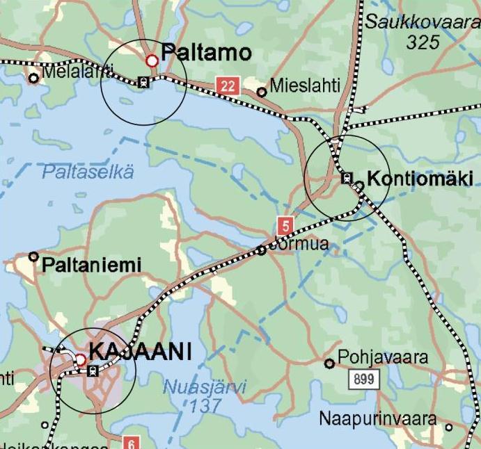 Aseman seutujen väestö v. 2011 (YKR) Vaikutusalueen pendelöinti v.