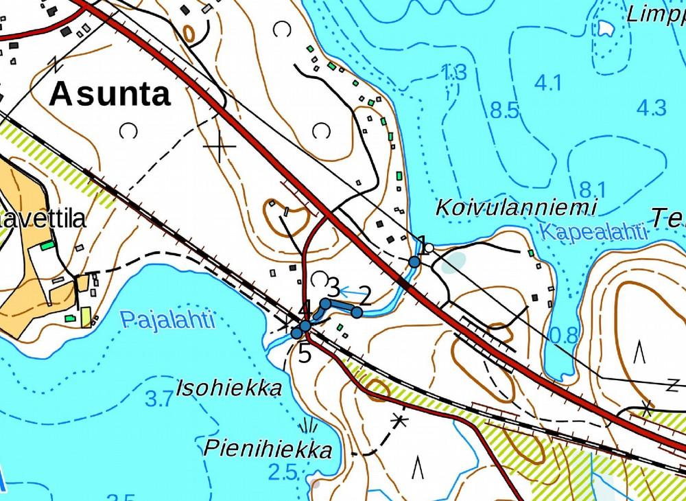 KeskiPohjanmaan ArkeologiaPalvelu Keuruu Asunnan reitti 207 6. Kohdehakemisto Kohde. Ylänivan vanha kivisilta 2.