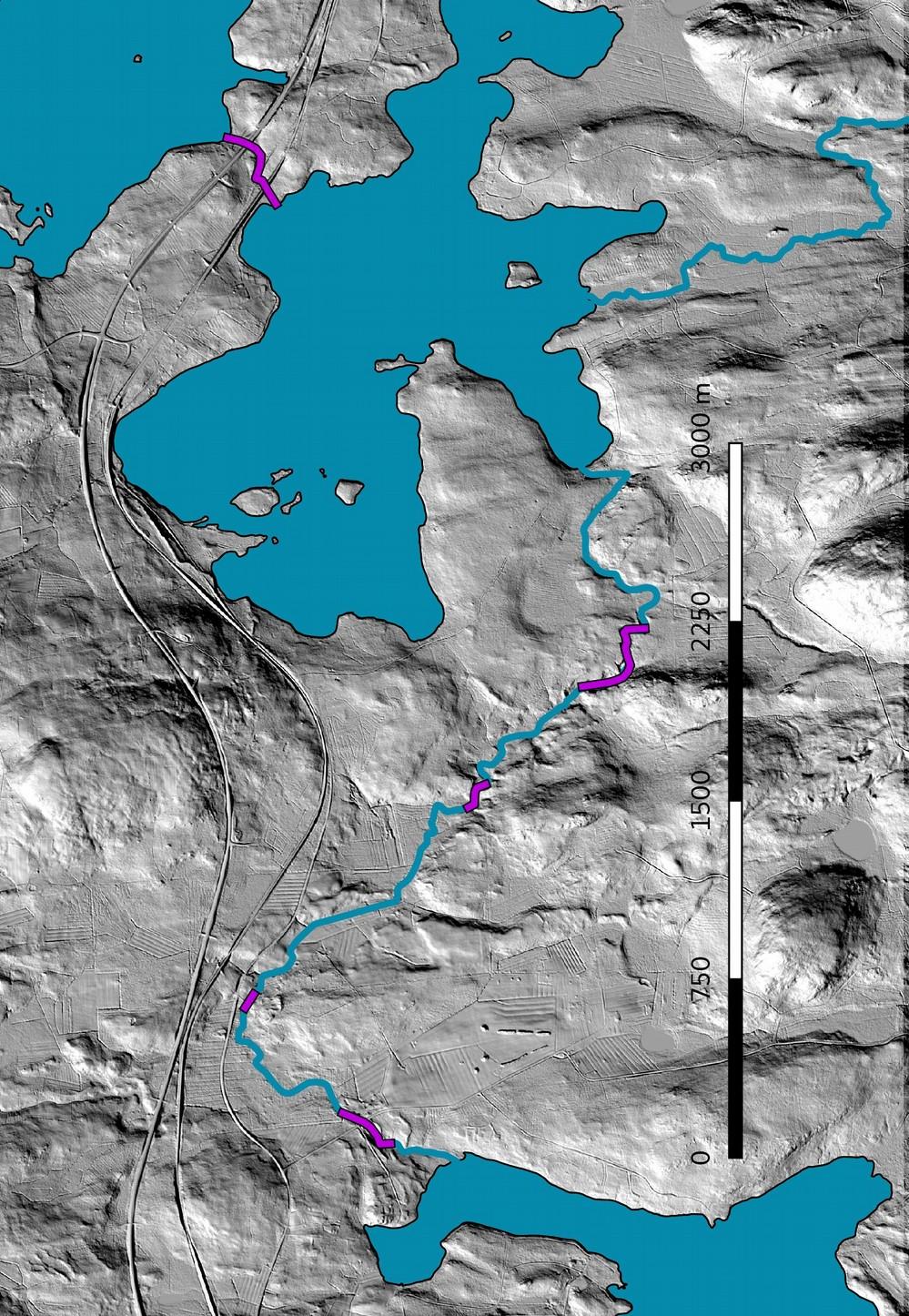 KeskiPohjanmaan ArkeologiaPalvelu Keuruu Asunnan reitti 207 7 Kartta 3.