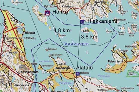 Paikka on suoraan Alatalon rannasta Hiekkaniemen laavu Juurusvesi. Hiekkaniemen melontasatama sijaitsee Juurusveden rannalla. Kohdetta ylläpitää Murtolahden kyläyhdistys.