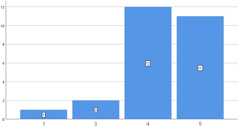 vaihtoehdon 3 vastasi kaksi asukasta (7,7 %) ja vaihtoehdon 4 vastasi 12 asukasta (46,2 %).