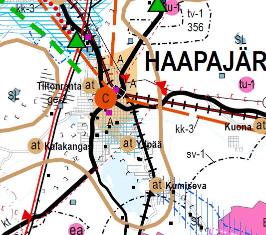 1. SUUNNITTELUALUE Asemakaavan muutoksen kohteena oleva alue sijaitsee Haapajärven kaupungin Laurikkalan (3.