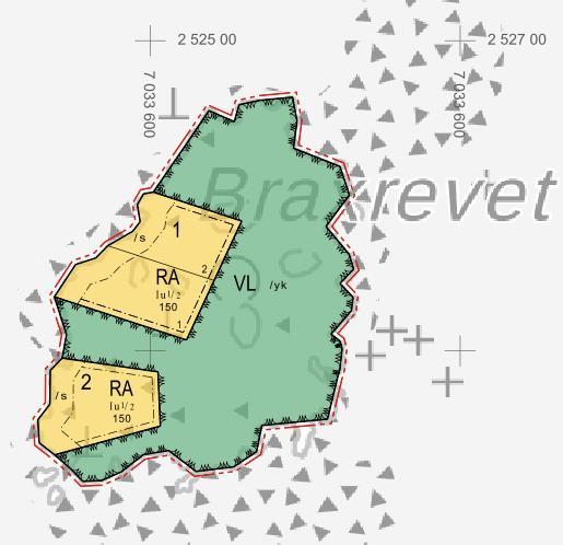 1-15 Kuva 10. Braxrevetin luonnos. 6.1.1 Luonnoksen nähtävilläolon aikana saadut lausunnot ja mielipiteet sekä niiden huomioon ottaminen Luonnoksen nähtävilläoloaikana ei jätetty mielipiteitä. 6.2 Ehdotus Kaavaluonnokseen tehtiin muutoksia ehdotusvaihetta varten.