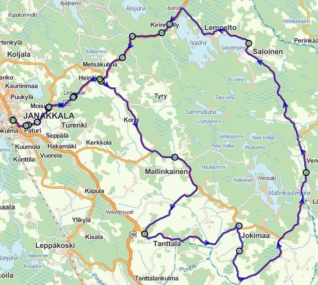 252 Turenki las Kerkkola Mallinkainen Löyttymäki