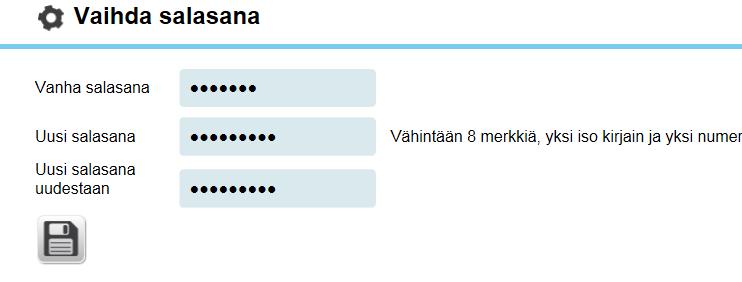 fi Kirjautumisen jälkeen tulee teksti Tunnistautuminen onnistui laita annettu salasana