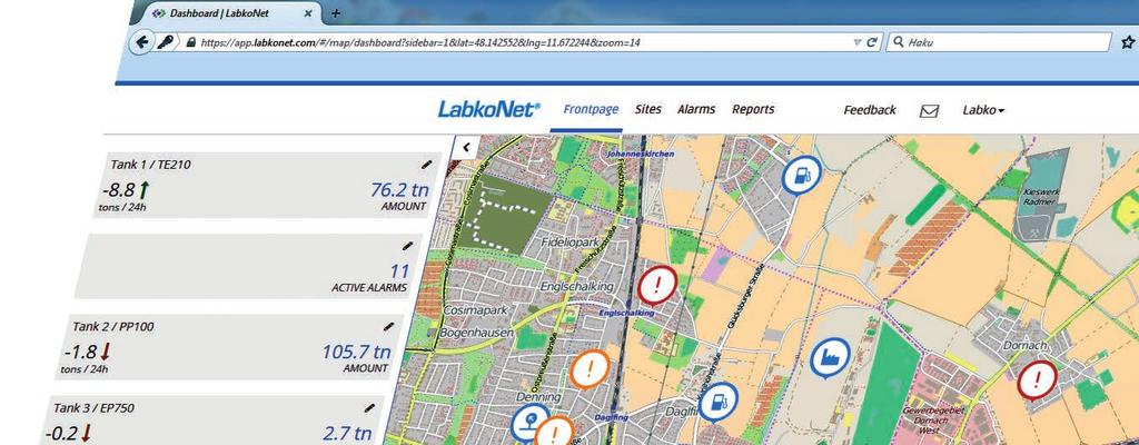 com Labkotecin hälyttimien tärkeimmät edut Labkotec tarjoaa markkinoiden laajimman valikoiman öljyn- ja rasvanerottimiin tarkoitettuja