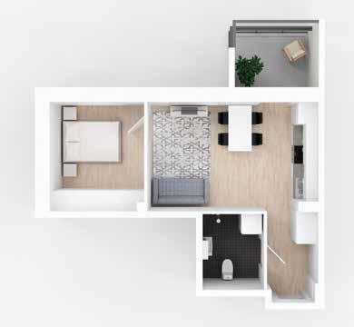 37,5 m² 2 h+kt A6 1. KERROS A17 2.
