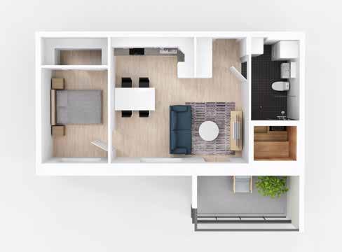 45,0 m² 2 h+kt+s A9 A20 A31 2. KERROS 3.