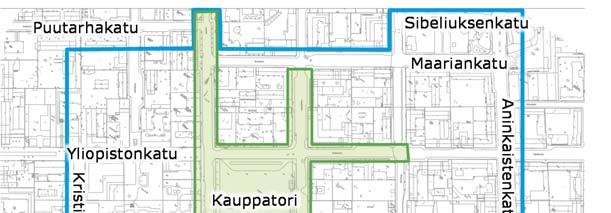 1 1. Lähtökohdat 1.1. Suunnittelun lähtökohdat ja tavoitteet Turun Kauppatori on keskustan toiminnallinen keskipiste.