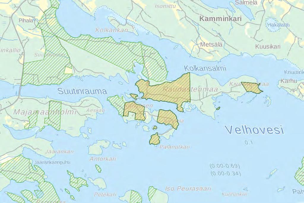 3.2.3. Asemakaava Tilalla Haapala 11:4 Kiveistenmaalla on voimassa ranta-asemakaava (28.10.1997 vahvistettu Raudainen Koivunen Kiveistenmaa rantakaava).