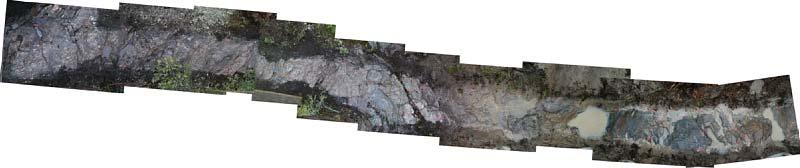 A B Figure 1-3. A) Washing of investigation trench OL-TK7.