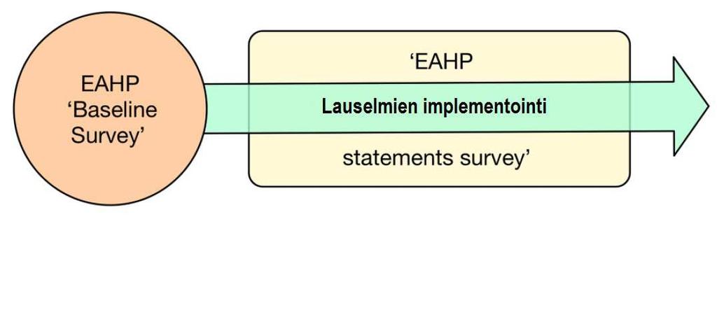 28 lauselmien julkaisemisen jälkeen kyselytutkimusten sisältöä, laajuutta ja toteuttamisrytmiä päätettiin muuttaa, ja jatkossa sairaalafarmasian kyselytutkimuksia on kaksi erilaista (Kuva 2).