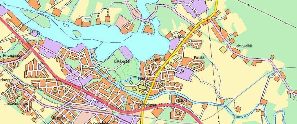 1 PERUSTIEDOT 1.1 Kaava-alueen sijainti ja tunnistetiedot Muhoksen kirkonkylän asemakaavaa muutetaan Muhoksen keskustassa VT 22 alueella.