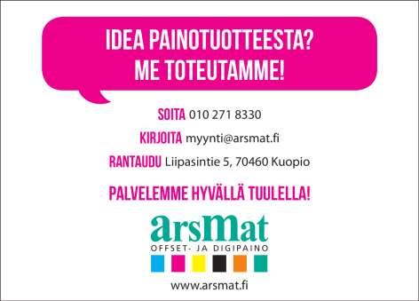 Julkaisija: Painopaikka: Painos: Jakelu: ILOA JA OPPIA VENEILYYN Kuopion Pursiseura ry:n vuosikirja 2018 Kuopion Pursiseura ry Vesitie 17, 70460 KUOPIO 040 760 3446 kuops@kuopionpursiseura.fi www.
